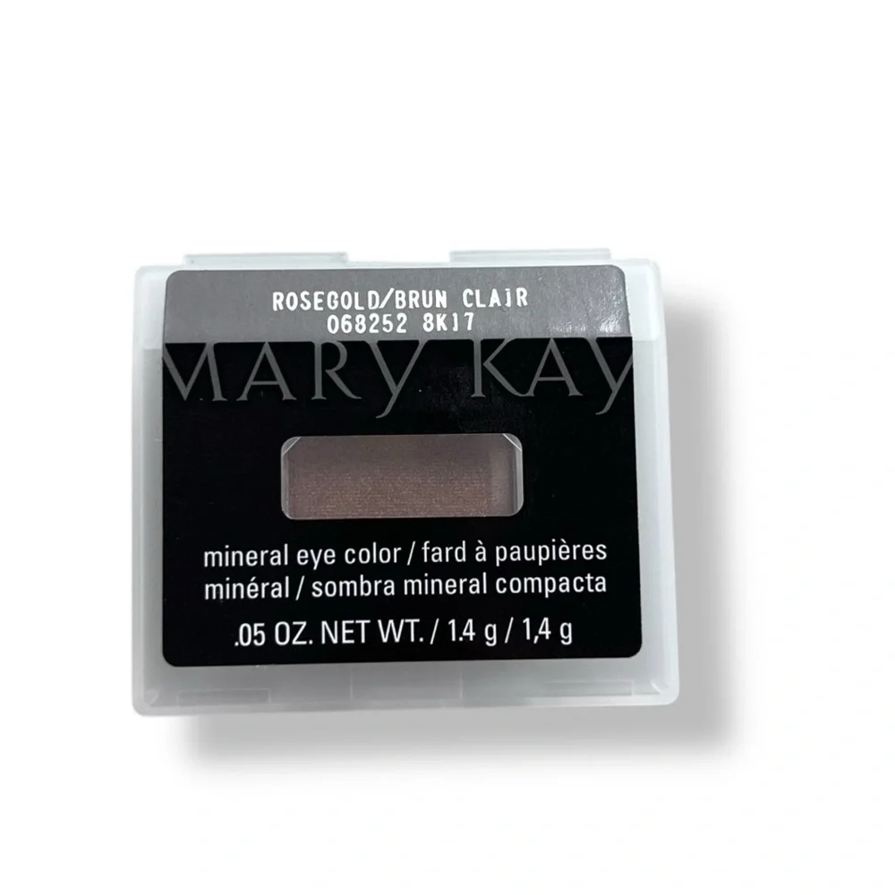 Mary Kay Mineral Eye Color Eyeshadow Rosegold Shimmer Glitter Metl 068252 .05 OZ